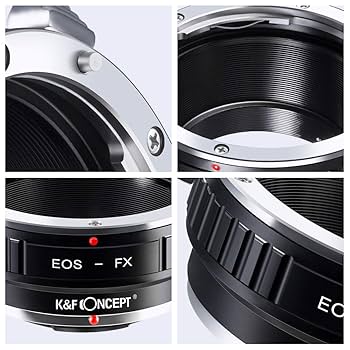 Amazon | K&F Concept マウントアダプター EOS-FX Canon対応 EOS